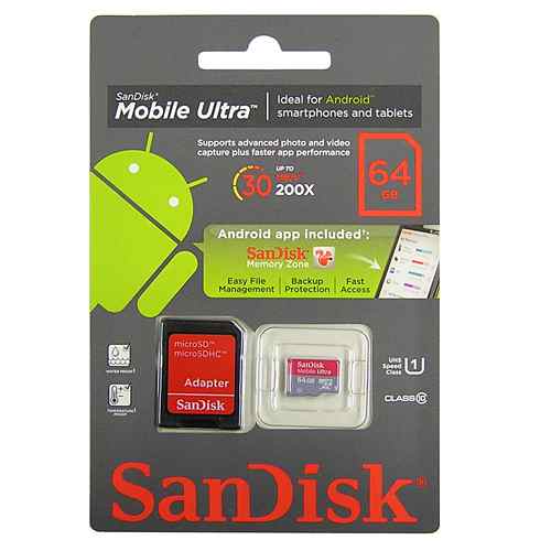 Sandisk 64gb Android Ultra Microsdxc